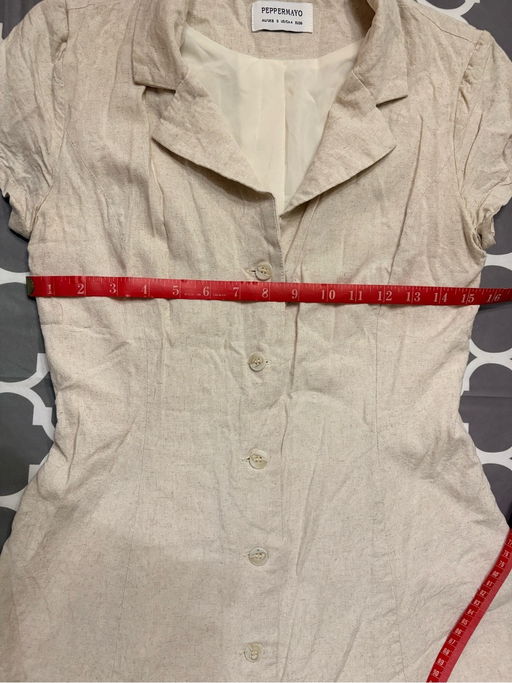 Peppermayo Russo Linen Mini Dress - Picture 6 of 11